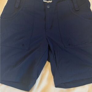 Columbia Blue Cargo Shorts Relaxed Fit